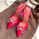 Top Quality Rosie Crystal-embellished PVC Slingback Pumps