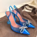 Top Quality Rosie Crystal-embellished PVC Slingback Pumps