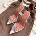 Top Quality Rosie Crystal-embellished PVC Slingback Pumps