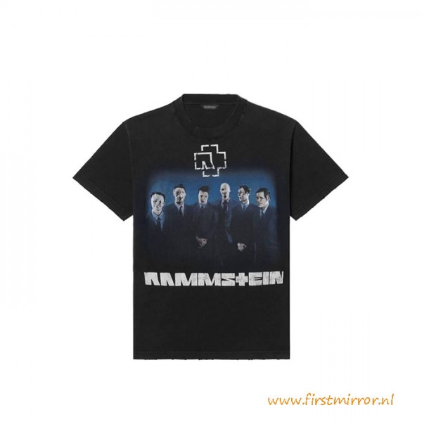 Top Quality Black Rammstein Oversized T-shirt