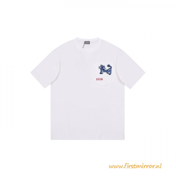 Top Quality T Shirt Cotton with Tiger Logo