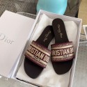 Top Quality Dway Slide Cotton Embroidery Women Slippers