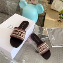 Top Quality Dway Slide Cotton Embroidery Women Slippers