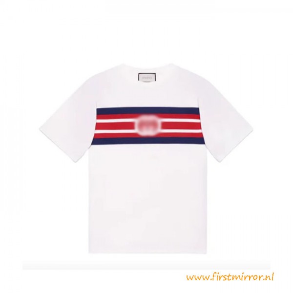 Top Quality Cotton Bar Print T Shirt