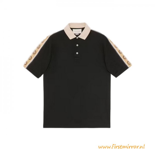 Top Quality Polo with Interlocking Stripe