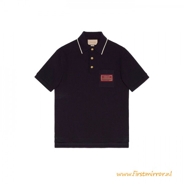 Top Quality Wool Jersey Polo Shirt