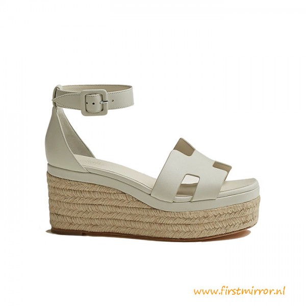 Top Quality Sandals Casual Style Plain Leather Heeled Sandals