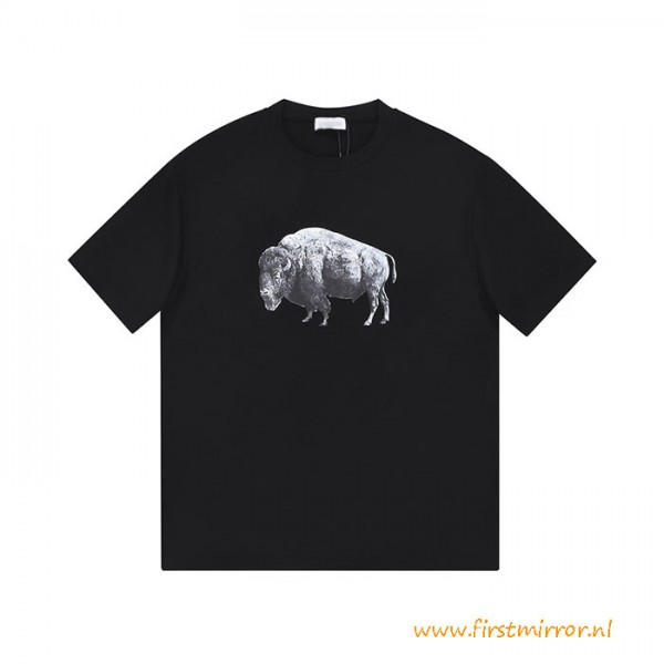 Top Quality T Shirt Cotton with Bull Print