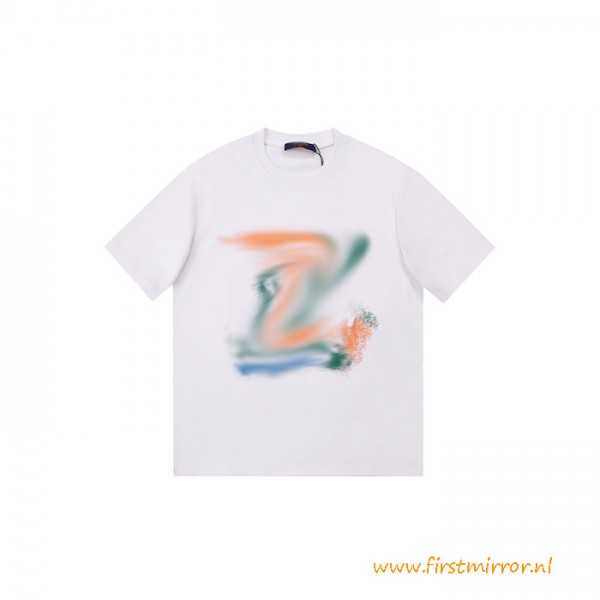 Top Quality Cotton T Shirt Watercolour Splash Print