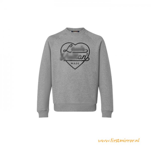 Top Quality Printed Heart Cotton Sweatshirt